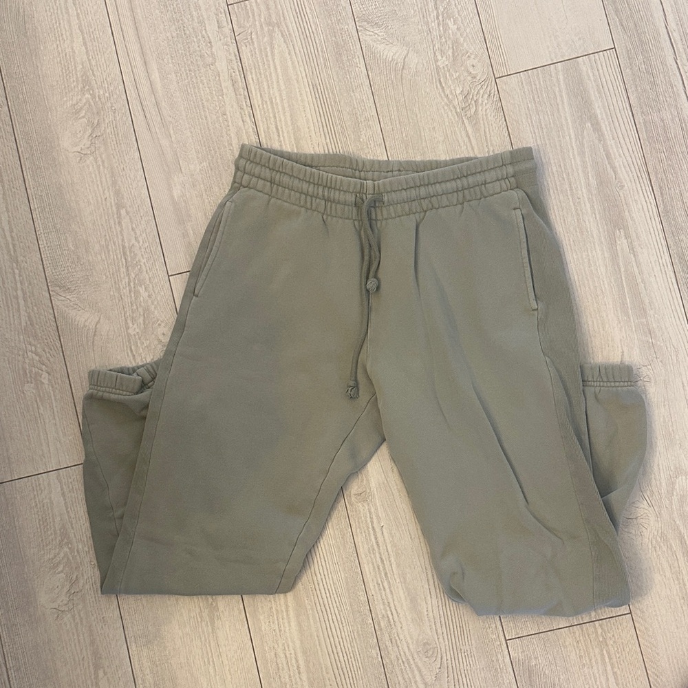 Soft Green TNA Cozy AF Jogger (medium)